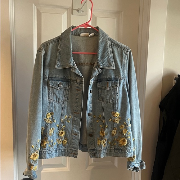 Embroidered Denim Jacket - Picture 3 of 4